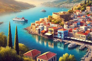Village de Kato Karouzanos en Crète