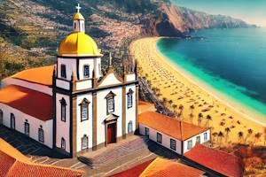 Vue pittoresque du village de Machico