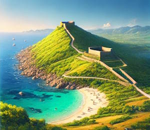 Ville fortifiée d'Alghero en bord de mer