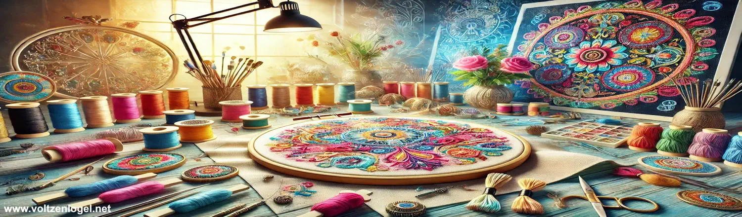 Patchwork et Broderie modèle et tutoriel gratuit