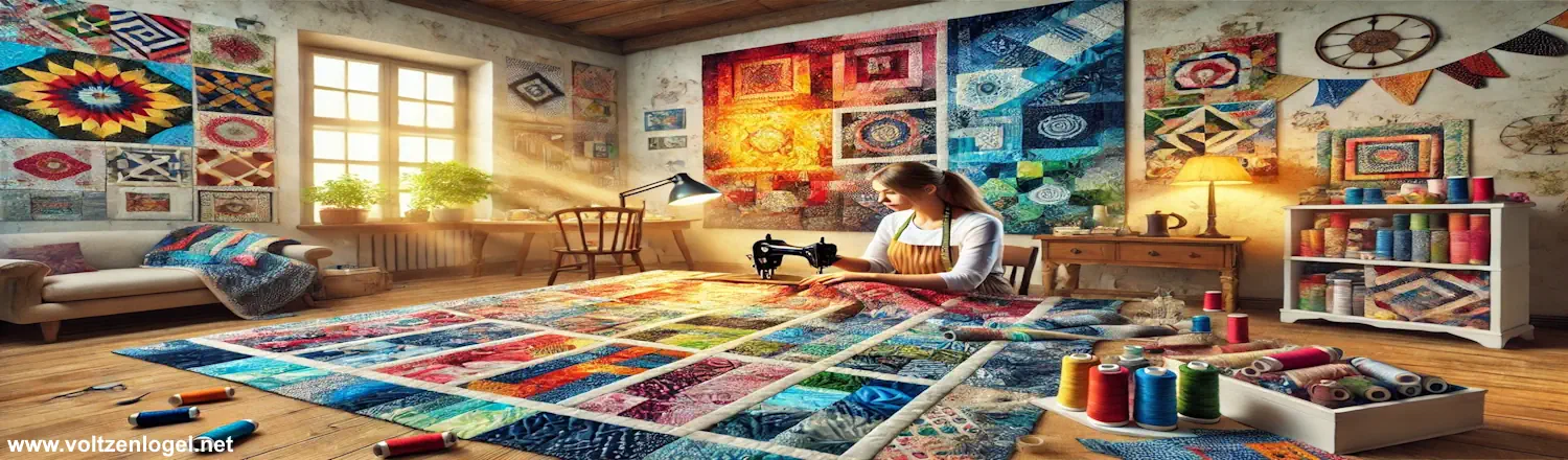 Patchwork et Broderie avec modèle et tutoriel gratuit