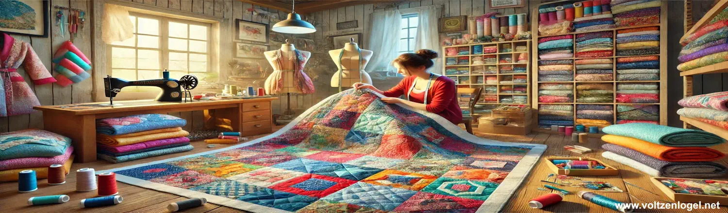 Patchwork et Broderie modèle et tutoriel gratuit