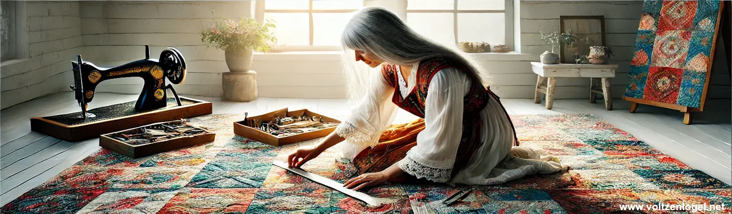 Patchwork et Broderie modèle et tutoriel gratuit