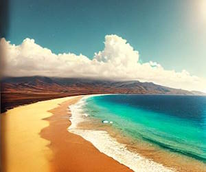 Plage immaculée de Fuerteventura