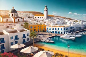 Vue pittoresque de Puerto del Rosario