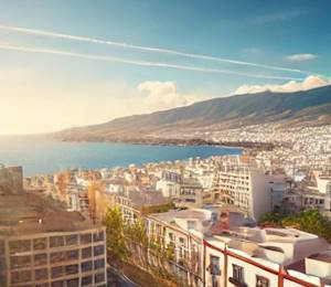 Plage Las Canteras à Grande Canarie, vue paisible