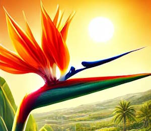 Fleur de Stelitzia, symbole des Canaries et cadeau idéal