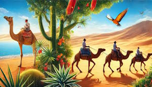 Balade à dos de chameau dans le Camel Park