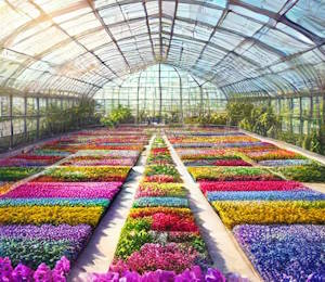 Maison des orchidées au Palmitos Park