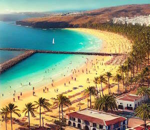 Paysage côtier spectaculaire des Canaries