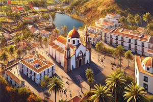 Ville pittoresque des Canaries