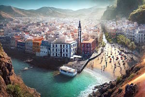 Vue panoramique de San Sebastian de La Gomera