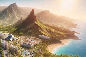 Paysage du Parc National de Taburiente aux Canaries