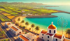 Port de pêche d'Orzola à Lanzarote