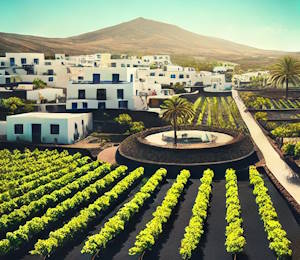 Vignobles de La Geria sur cendres volcaniques