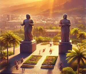 Sculptures historiques des Menceyes à Tenerife