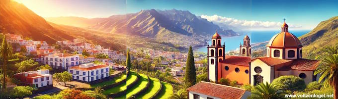 Paysages magnifiques autour de la Basilique de Candelaria