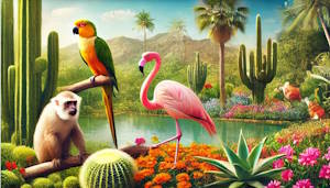 Perroquets au Palmitos Park