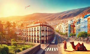 Promenade à dos de chameau à Tenerife
