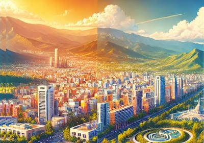 Vue de Santa Cruz de Tenerife, ville culturelle