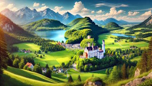 Château de Linderhof et ses jardins magnifiques