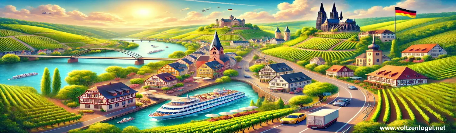 Road-Trip et tourisme Vallée du Rhin Romantique en Allemagne