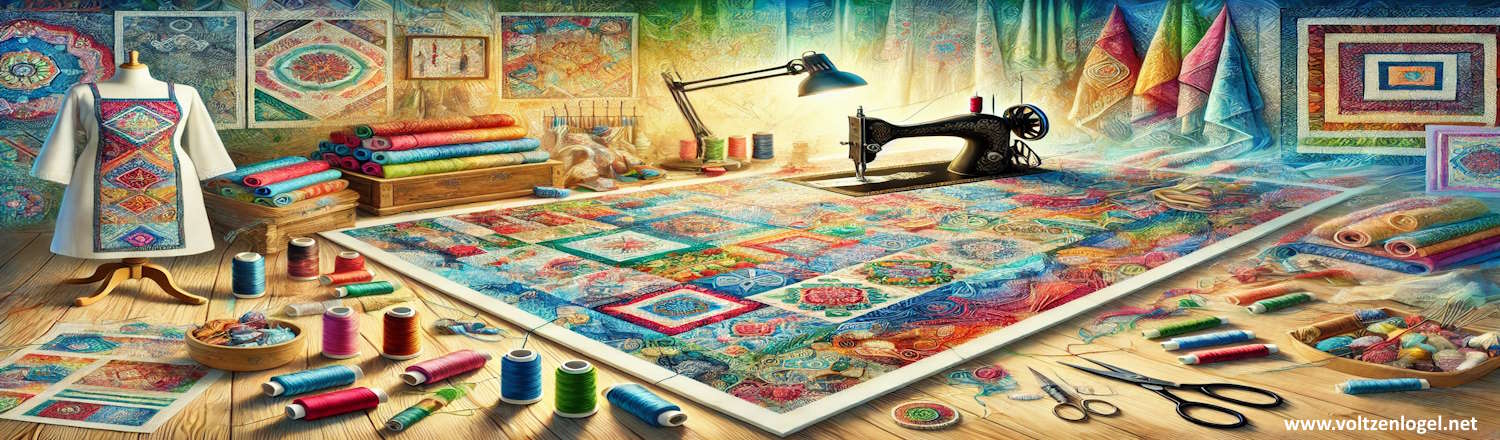 Patchwork et Broderie modèle et tutoriel gratuit