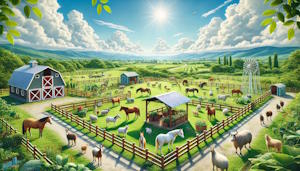 Des animaux profitant des soins dans le refuge