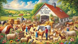 Animaux profitant d'une retraite paisible