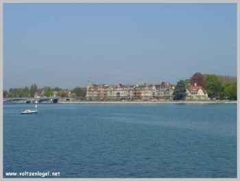 Ville de Constance au bord du lac en Allemagne