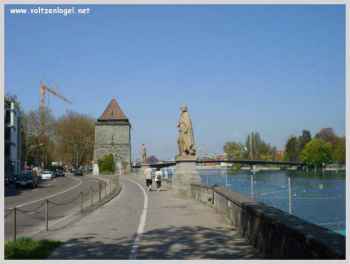 Ville de Constance au bord du lac en Allemagne. Le meilleur de Konstanz am Bodensee
