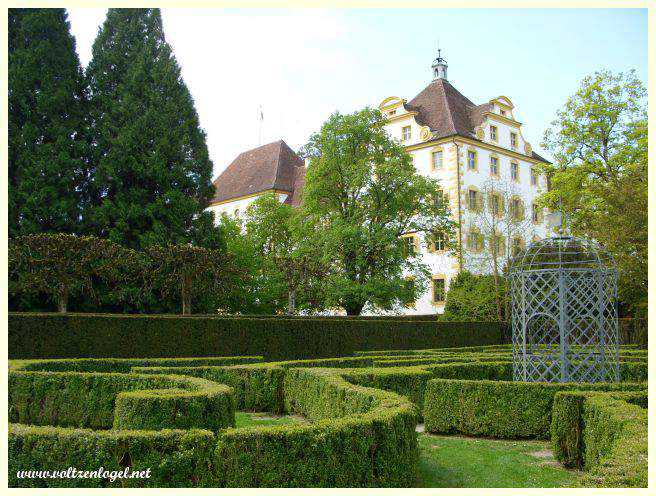 Détail des jardins du monastère de Salem