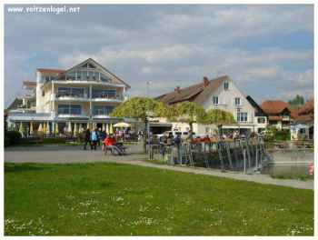 Hagnau-am-Bodensee en Allemagne. Le village de Hagnau au bord du lac de Constance