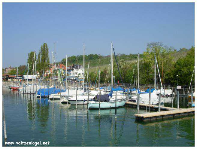 Hagnau-am-Bodensee en Allemagne. Le village de Hagnau au bord du lac de Constance