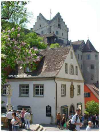 Château de Meersburg, le lac de Constance, le village de Hagnau