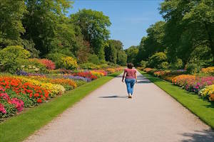 Promenade à travers les jardins fleuris et les serres exotiques de l'île Mainau