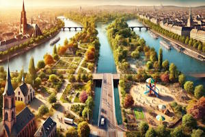 Les jardins variés du Jardin des Deux Rives