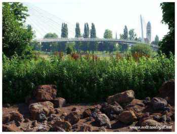 jardin des deux rives à Strasbourg