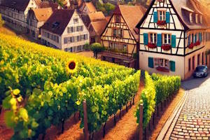Maisons à colombages typiques d'Andlau