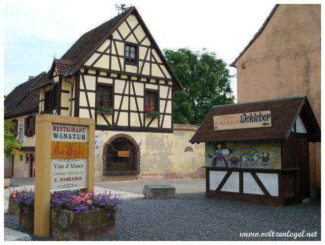 Le bourg d'Andlau. 10km de balade dans les Vosges en Alsace