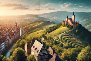 Forêts verdoyantes des Vosges en Alsace