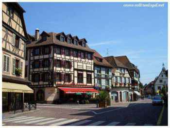 La ville d'Obernai en Alsace. Visite du centre historique d'Obernai