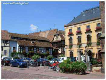 La ville d'Obernai en Alsace. Visite du centre historique d'Obernai