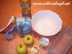 Étapes de préparation du moelleux : du pot de yaourt aux délicieuses pommes, une symphonie d'ingrédients