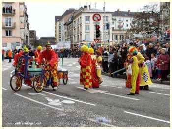 Vélos et tricycles au carnaval