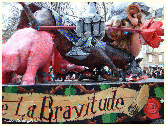 La Bravitude, thème du char, carnaval strasbourgeois