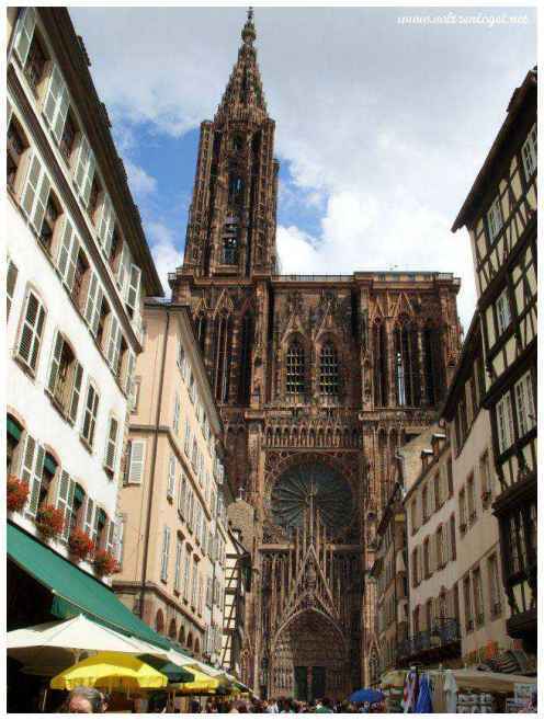 La cathédrale Notre-Dame à Strasbourg