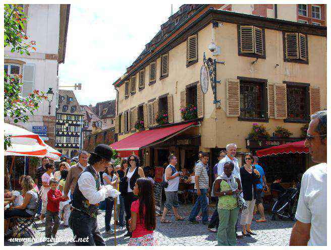 Quartier touristique du vieux Strasbourg