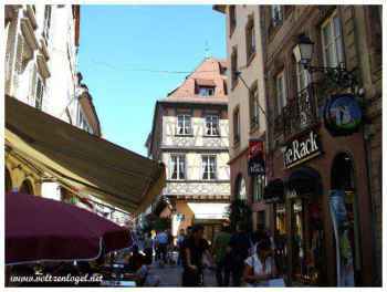 Rue commercante de Strasbourg ; La Grand'Rue