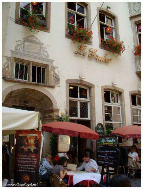 La Brasserie-Restaurant le Gruber ; Quartier Cathédrale de Strasbourg